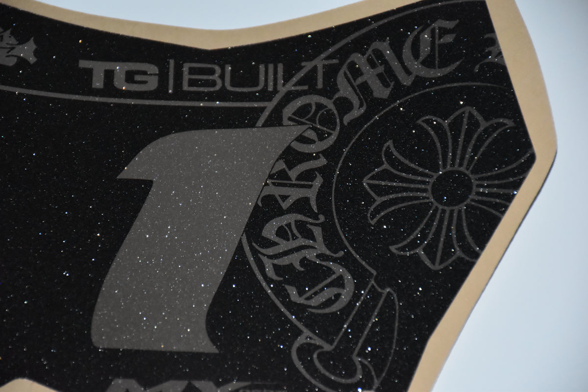 Custom Chrome Hearts Front Plate Graphic (ODI, Motocutz, Ultra Bee)