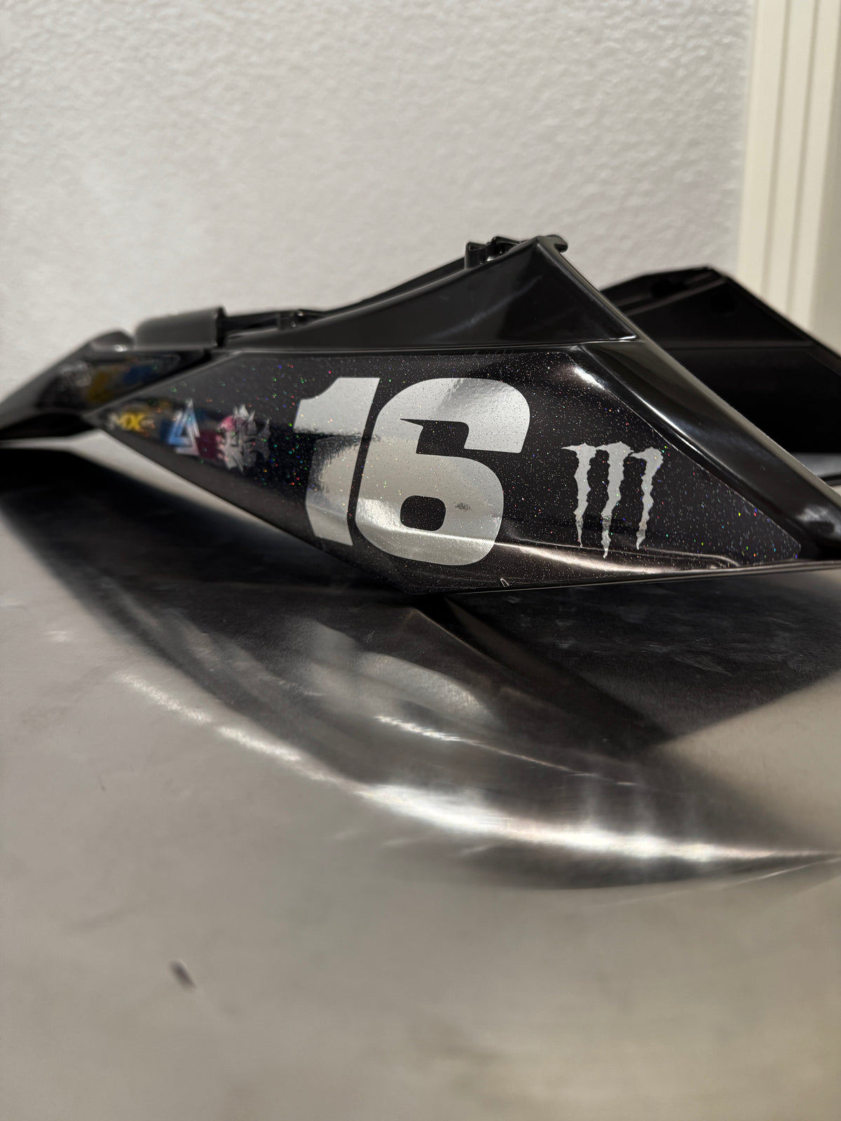 Custom Surron Side Shrouds / Extended Rear Fender V2 Graphics