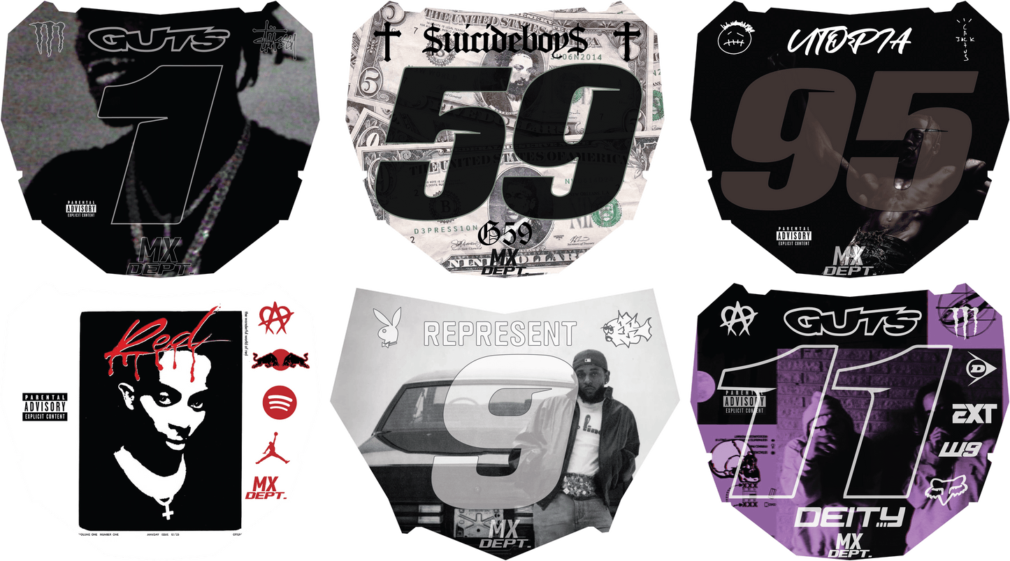 Album Cover Series Custom Front Plate Graphic