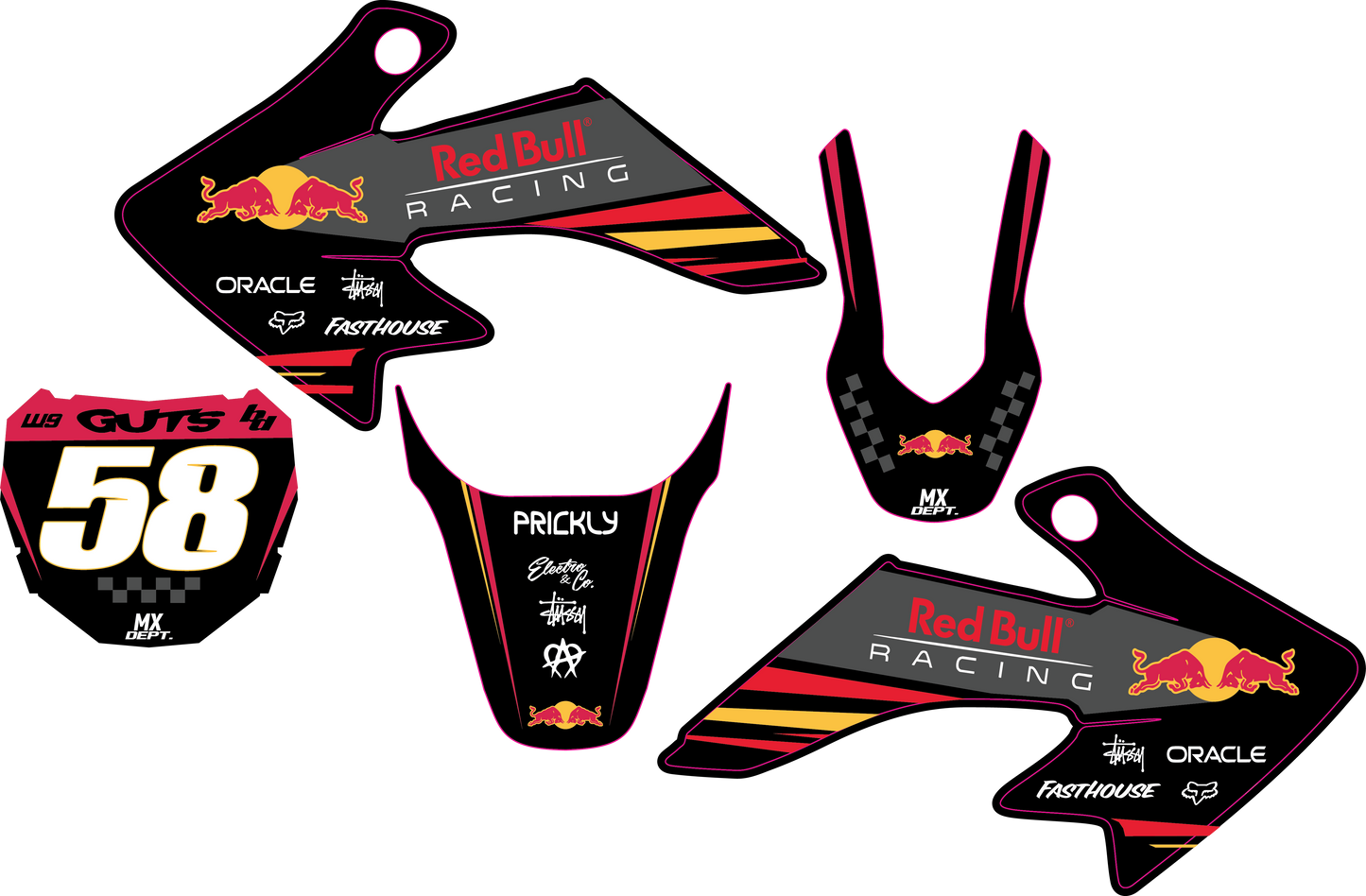 Razor / CRF 50 REDBULL RACING Graphics