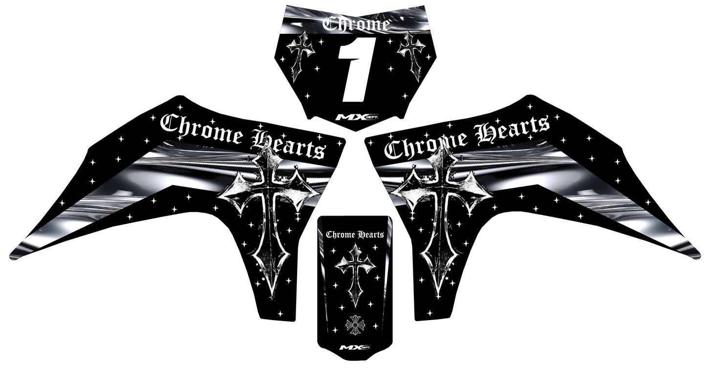 Razor SX500 Chrome Hearts Graphics Kit