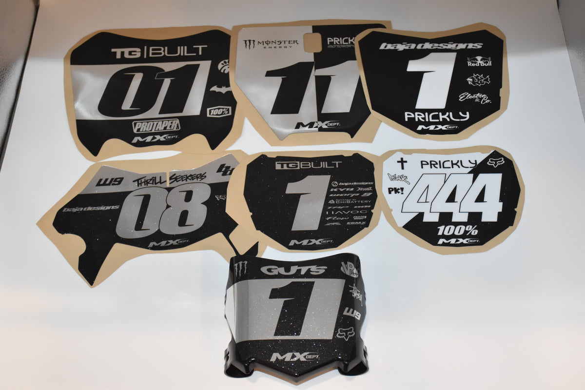 Front Plate Decals