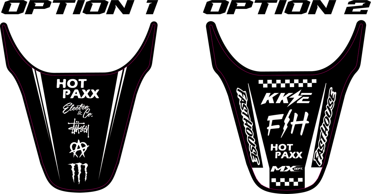 Custom CRF50 Rear Fender Graphic