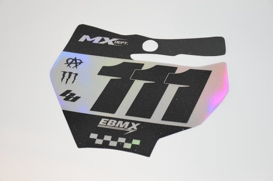 Custom KTM 65 SX Front Plate Graphic