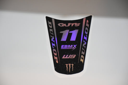 Custom E Ride Pro SS 2.0, 3.0, SR Rear Fender Graphic