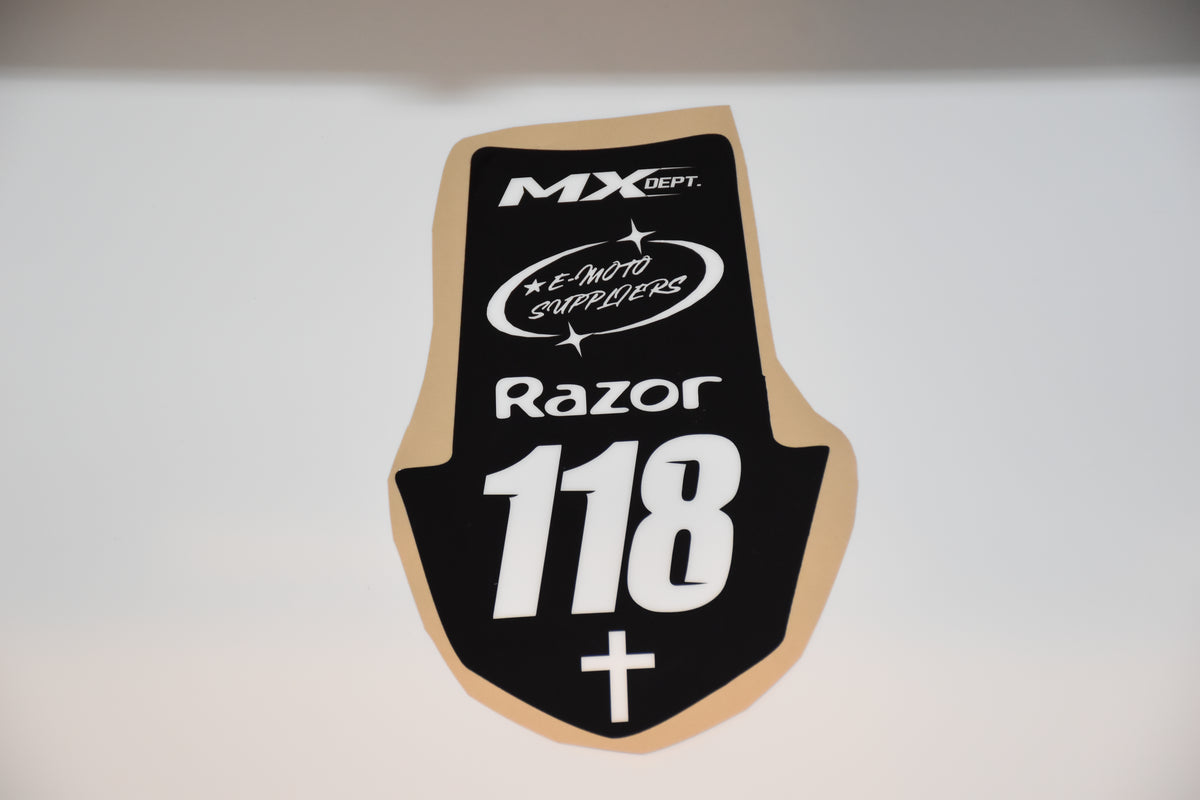 Custom "Premium Torque CRF110 Style" Rear Fender Graphic