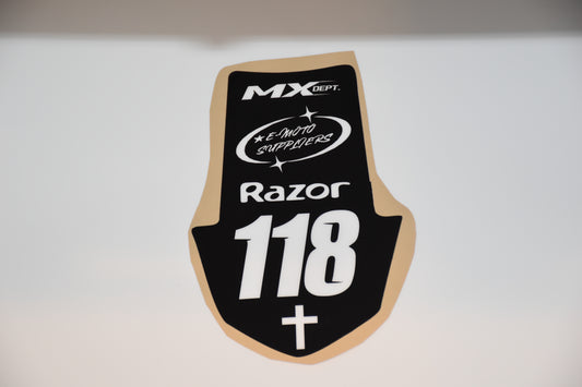 Custom "Premium Torque CRF110 Style" Rear Fender Graphic