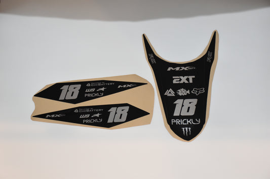 Custom Surron Side Shrouds / Extended Rear Fender V2 Graphics