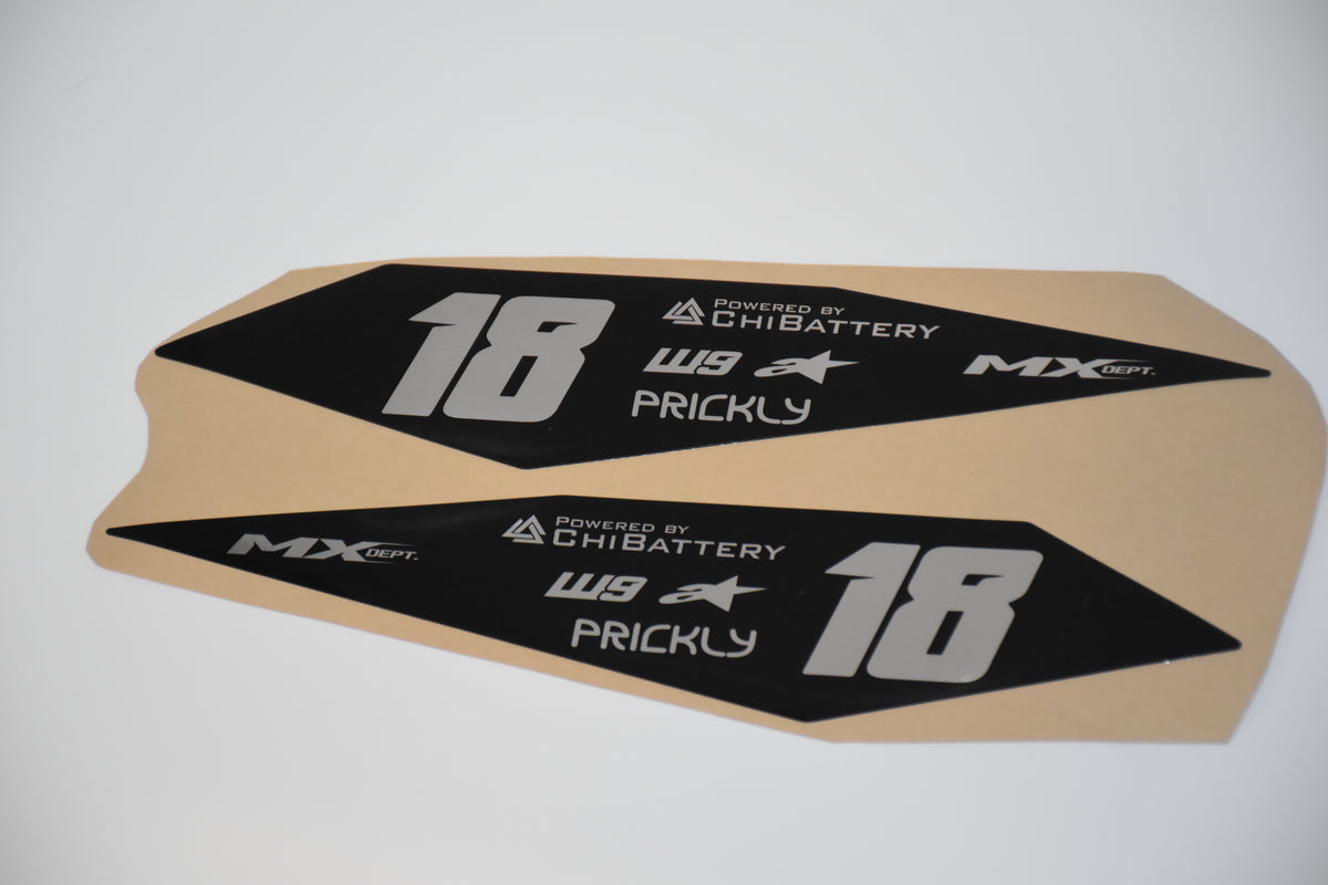 Custom Surron Side Shrouds / Extended Rear Fender V2 Graphics