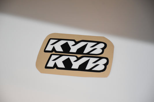 KYB Fork Stickers