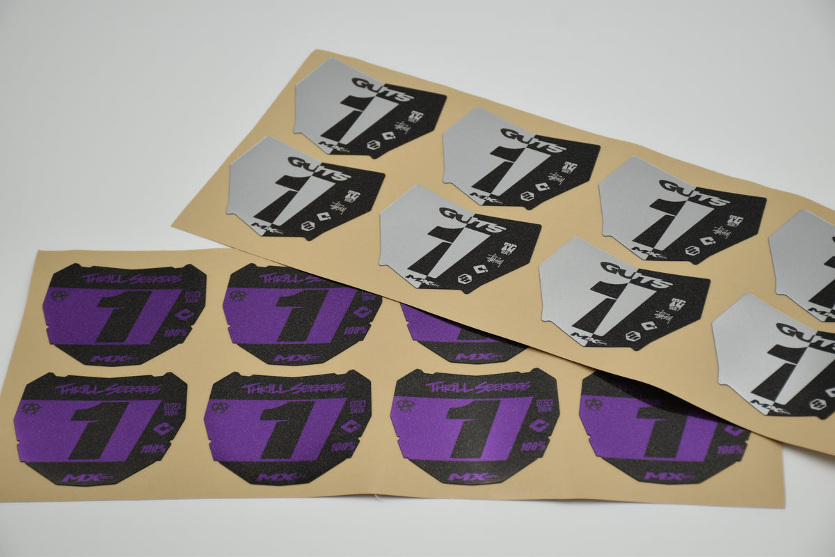 Custom Mini Plate Decals