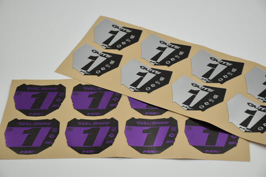 Custom Mini Plate Decals