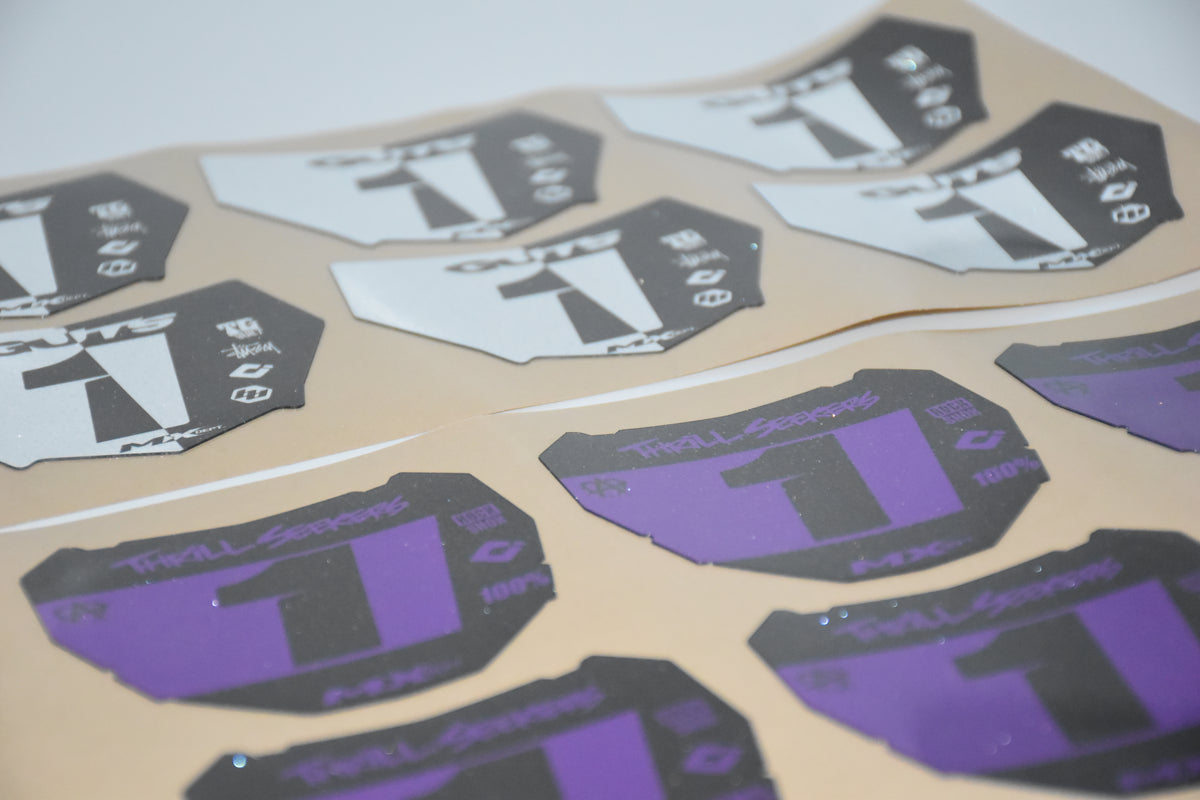 Custom Mini Plate Decals