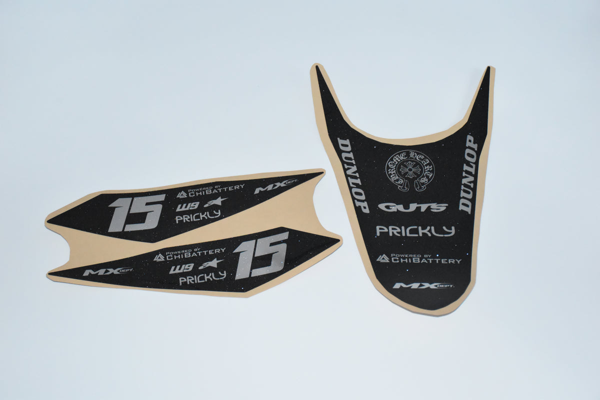 Custom Surron Side Shrouds / Extended Rear Fender V2 Graphics
