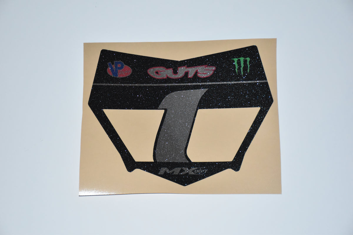 Custom Motocutz Pre-Cut DIY Vented Plate Graphic