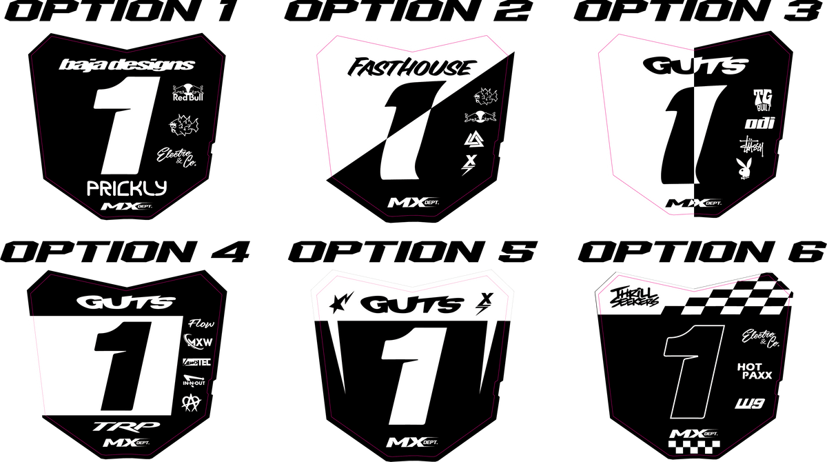 Custom Electro & Co V2 Fork Front Plate Graphic