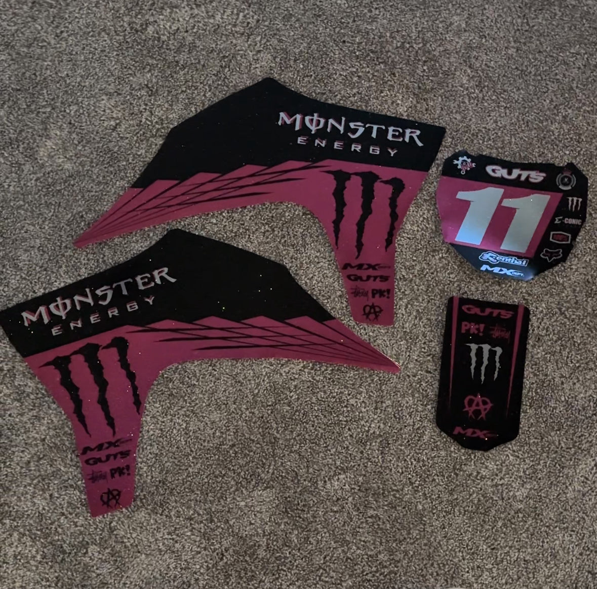 Razor SX500 Monster Energy Graphics Kit