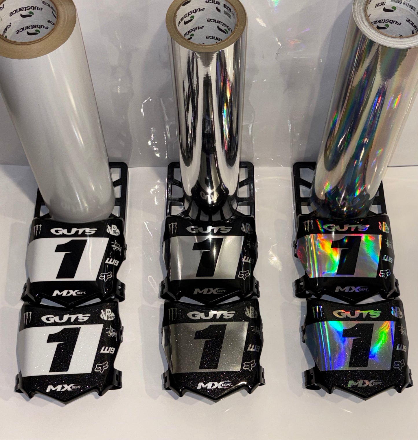 Custom Electro & Co V2 Fork Front Plate Graphic