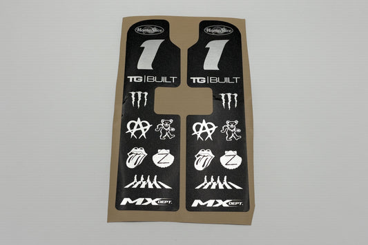 Custom Super73 RX DNM Fork Guard Graphics