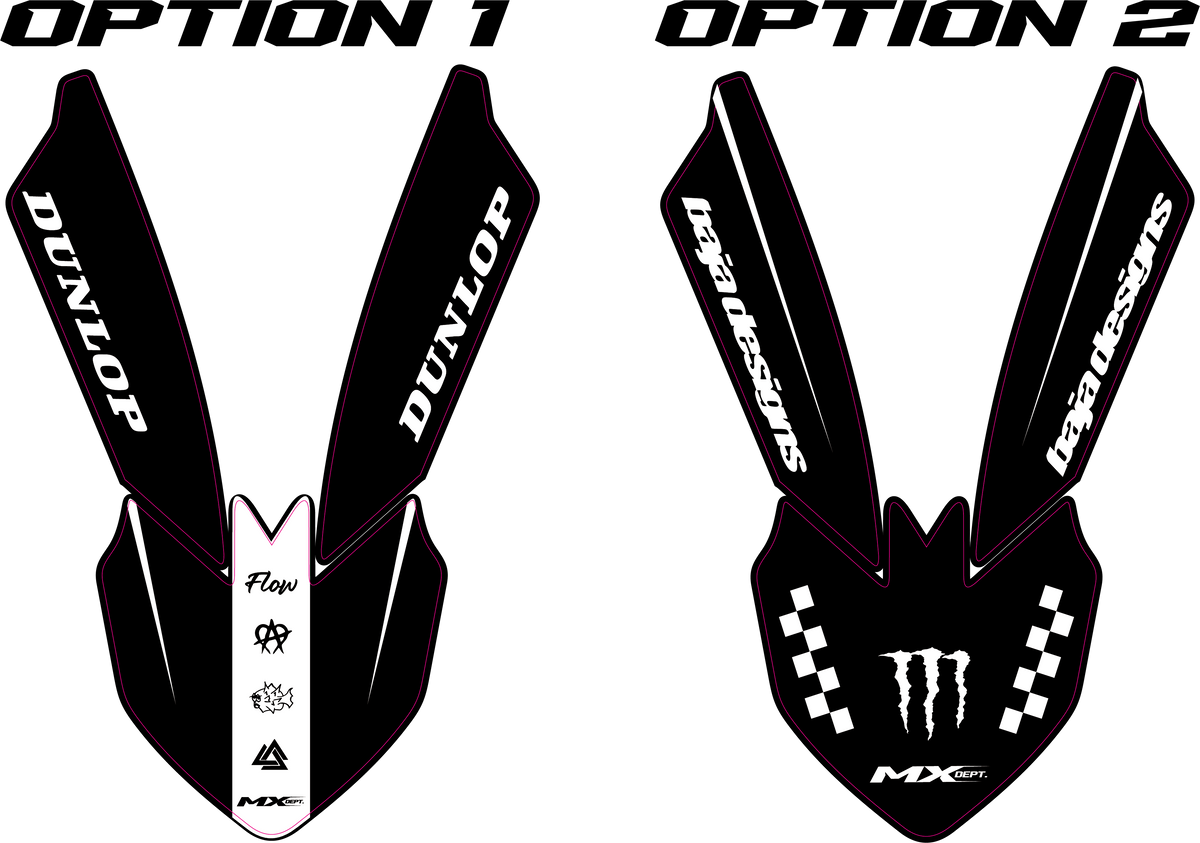 Custom KTM 65 SX Front Fender Graphic