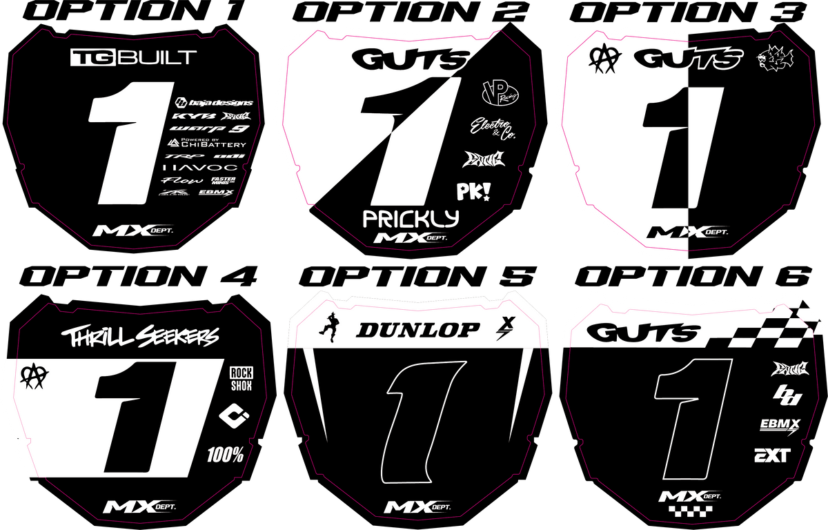 Custom ODI Front Plate Graphic