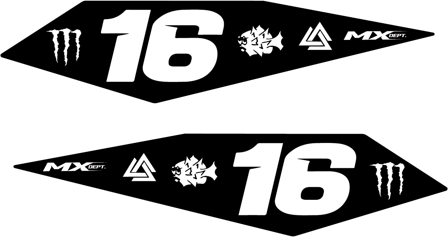 GritShift Side Shrouds / Extended Rear Fender V2 Graphics