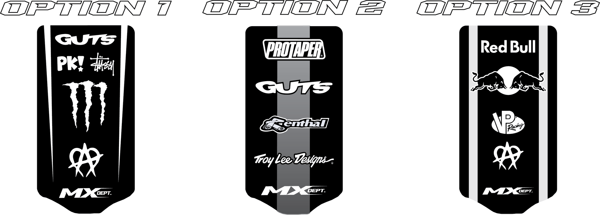 CRF 50 / Razor SX500 Rear Fender Graphic – MX Dept. LLC