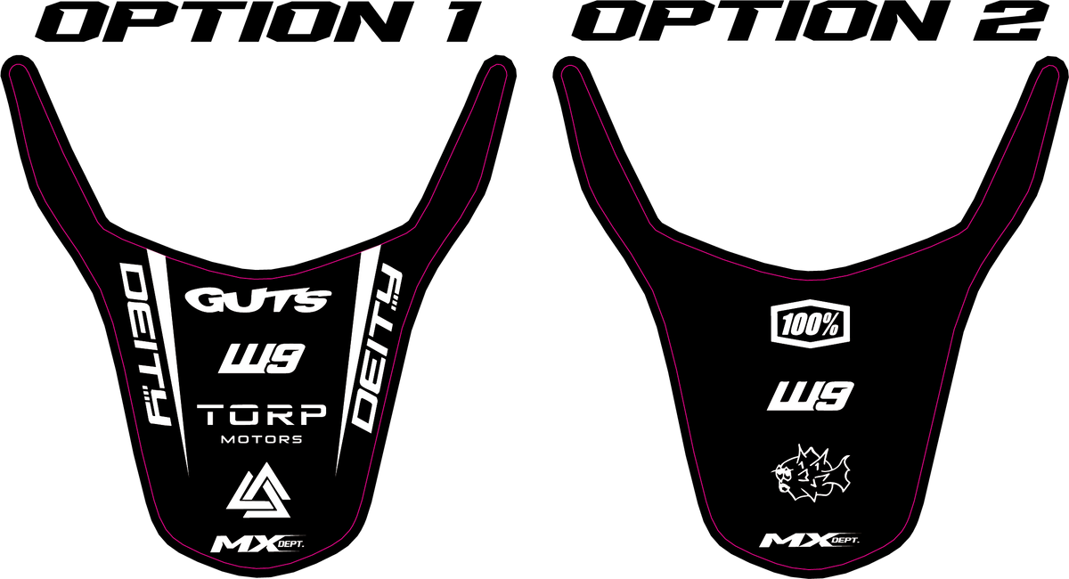 Custom Surron LBX Rear Fender Graphic