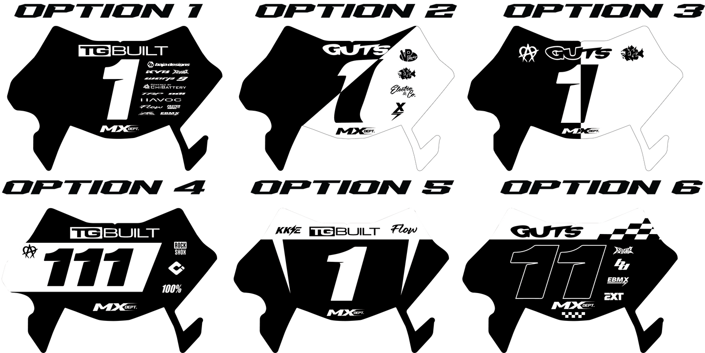 Custom Front Plate Graphic
