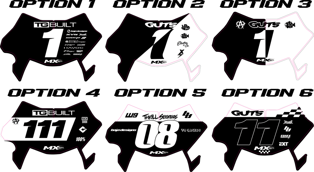 Custom Ultra Bee Front Plate Graphic