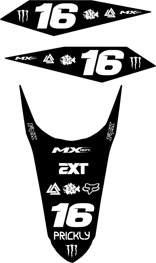 GritShift Side Shrouds / Extended Rear Fender V2 Graphics