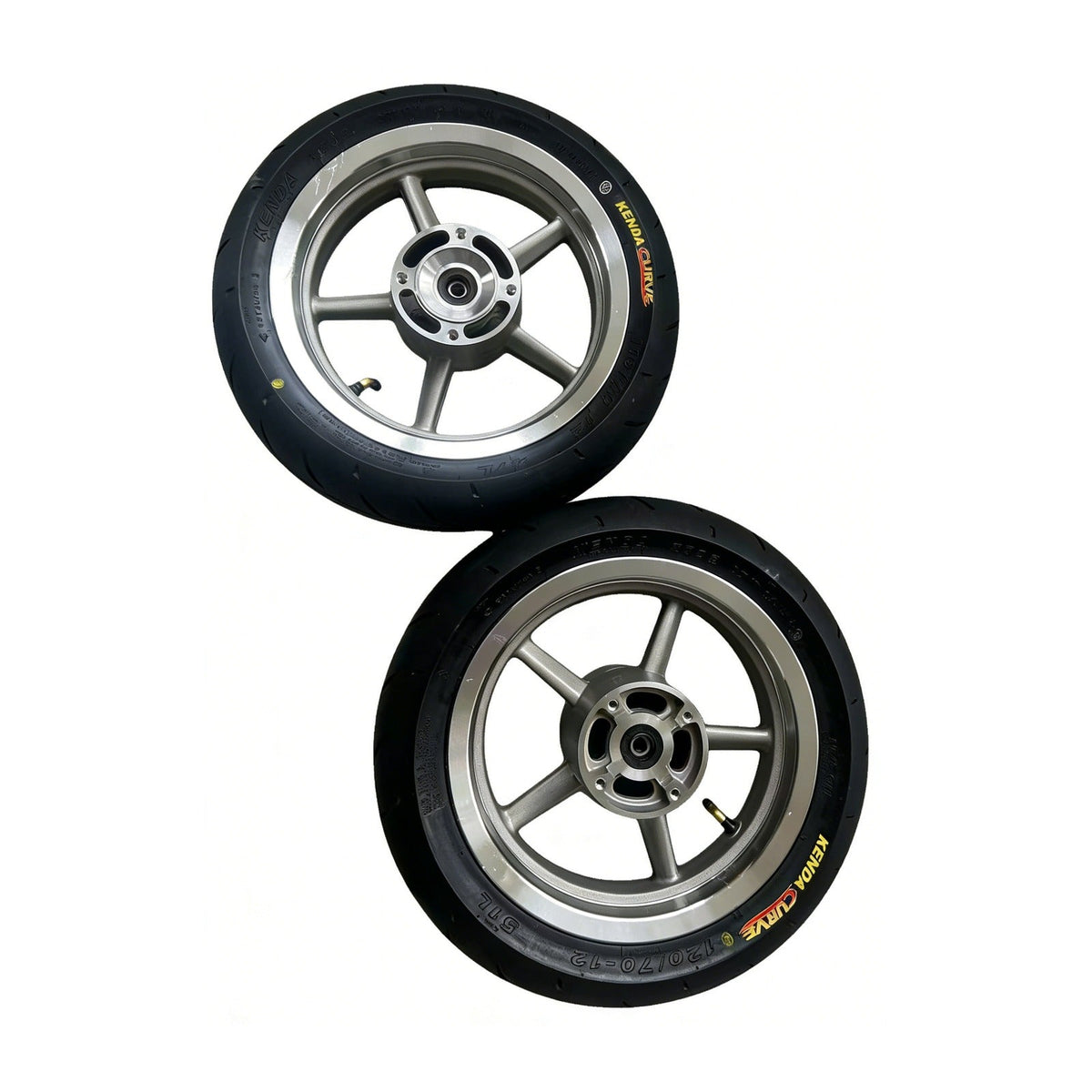 12" Supermoto Wheel Set for All Mini-Motos