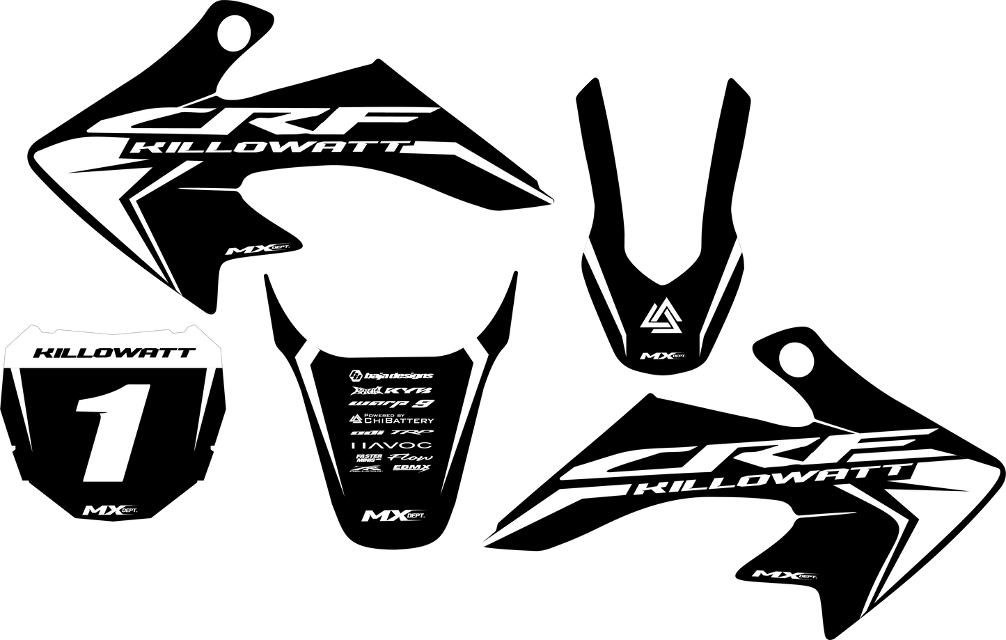 Razor / CRF 50 "KILLOWATT" Graphics