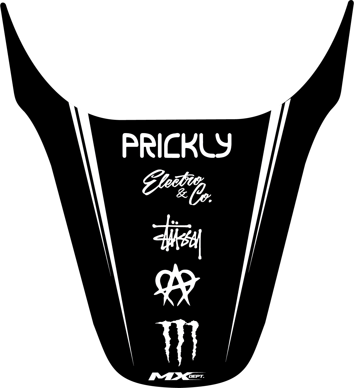 CRF 50 / Razor SX500 Rear Fender Graphic